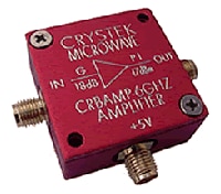 Crystek Corporation's RedBox Amplifier Imagen del amplificador RedBox de Crystek Corporation