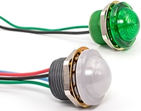 Dialight Watertight 658 Series LED Panel Mount Indicators Dialight 防水 658 系列 LED 面板安裝指示燈的圖片