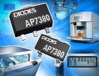 Diodes' AP7380 regulator Abbildung: Regler AP7380 von Diodes