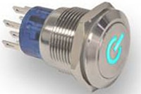 E-Switch's ULV4 Series Anti-Vandal Push Button Switches Image of E-Switch's ULV4 Series Anti-Vandal Push Button Switches