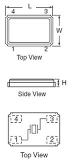 ECS Inc International's Tight Tolerance "Super Miniature" Crystal - ECX-1637/2236 (CKM) Image of ECS Inc International's Tight Tolerance 'Super Miniature' Crystal - ECX-1637/2236 (CKM)