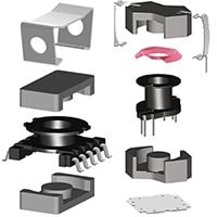 EPCOS' Ferrite Cores and Accessories Image des noyaux de ferrite et des accessoires EPCOS