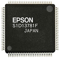 EPSON's S1D13781 Graphic LCD Controller Image of EPSON's S1D13781 Graphic LCD Controller