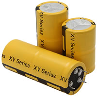 Eaton's XV Series Supercapacitors Image of Eaton's XV Series Supercapacitors
