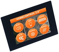 Display Visions' 2.8” Intelligent uniTFTs020-ATC Display Module Image of Display Visions' 2.8” Intelligent uniTFTs020-ATC Display Module