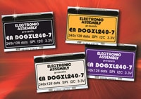 Display Visions EA DOGXL240-7 Graphics Displays Image of Electronic Assembly's EA DOGXL240-7 Graphics Displays