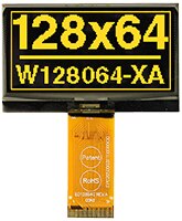 Display Vision's W128064-XALG Compact Low-Power OLED Display Image de l'écran OLED compact basse consommation W128064-XALG de Display Vision