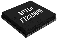 FTDI's FT233HPQ USB Bridge Immagine del ponte USB FT233HPQ di FTDI
