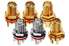 Image of IP-Rated PCB Edge-Mount SMA Connectors with up to 18 GHz