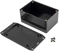 Hammond Manufacturing's 1591 Series Multi-Purpose ABS Plastic Enclosures Image des boîtiers en plastique ABS polyvalents série 1591 de Hammond Manufacturing