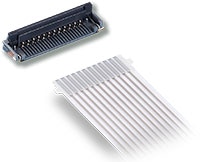 Hirose FH52C Series Carbon-Ink-Circuit connector  Immagine del connettore a circuito con inchiostro al carbonio serie FH52C di Hirose