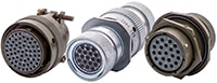 ITT Cannon KP Series Rugged High-Density Miniature Circular Connectors Image of ITT Cannon KP Series Rugged High-Density Miniature Circular Connectors