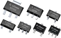Infineon Technologies Small Signal P-Channel and N-Channel MOSFETs Image of Infineon Technologies Small Signal P-Channel and N-Channel MOSFETs