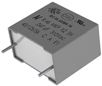 KEMET's High Temp EMI Capacitors - R46 Series Image des condensateurs EMI haute température série R46 de KEMET