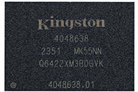 Kingston's LPDDR4x Low Power FBGA DRAM รูปภาพของ LPDDR4x Low Power FBGA DRAM จาก Kingston