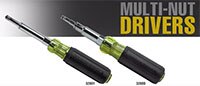 Image of Klein Tools' multi-nut drivers Image of Klein Tools' Multi-nut drivers