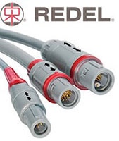 LEMO's REDEL P Series Plastic Circular Push-Pull Connectors Bild der Push-Pull-Kunststoff-Rundsteckverbinder der Serie REDEL P von LEMO