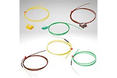 Termopares de hilo sellado herméticamente Image of Labfacility Hermetically Sealed Wire Thermocouples