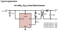 Analog Devices LT8303 Typical Application Diagram Image of Analog Devices' LT8303 Typical Application Diagram