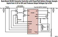 Analog Devices' LTC4020 Typical Application Image of Analog Devices' LTC4020 Typical Application