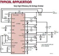 Analog Devices' LTC7820 Typical Application Image of Analog Devices' LTC7820 Typical Application