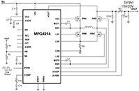 MPS' MPQ4214 Synchronous Buck-Boost Controller MPS 的 MPQ4214 同步降压/升压控制器图片