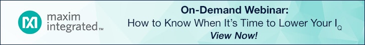 Analog Devices' nanoPower On-Demand Webinar Image of Analog Devices' MAX17222 Webinar