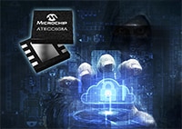 Microchip's ATECC608A CryptoAuthentication™ Device Microchip 的 ATECC608A CryptoAuthentication 元件圖片