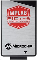 Microchip's MPLAB® PICkit™ 5 In-Circuit Debugger Microchip 的 MPLAB® PICkit™ 5 線上除錯器圖片