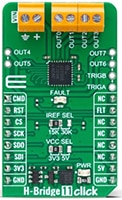 MikroElectronika's MIKROE-5636 H-Bridge 11 Click board™ Image of MikroElectronika's MIKROE-5636 H-Bridge 11 Click board™