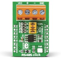 Mikroelektronika's RS485 Click Board Image de RS485 Click Board de MikroElektronika