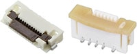 Molex's 0.50 mm FPC Easy-On Connectors Image of Molex's 0.50 mm FPC Easy-On Connectors