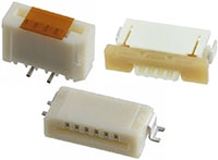 Molex's 1.0 mm FPC Easy-On Connectors Image des connecteurs FPC Easy-On à pas de 1,0 mm de Molex