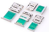 Molex's Miniature Memory Card Connectors Image of Molex Miniature Memory Card Connectors