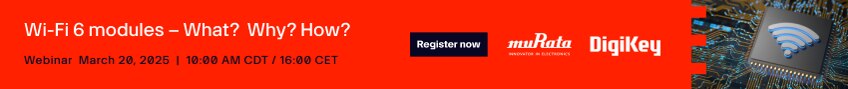 Murata Electronics Webinar Banner Image of Murata Electronics Webinar Banner