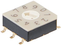 NKK Switches' FD01/FD02 Rotary Switches Image of NKK Switches' FD01/FD02 Rotary Switches