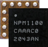 Nordic Semiconductor's nPM1100 Power Management IC Image of Nordic Semiconductor's nPM1100 Power Management IC