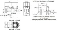 Omron's D2FP Switch Dimensions Image of Omron's D2FP Switch Dimensions