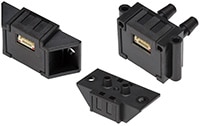 Omron Electronic Components' D6F-PH MEMS Differential Pressure Sensors Image of Omron Electronic Components' D6F-PH MEMS Differential Pressure Sensor