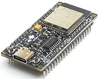 PTSolns ESP32 microWatt Development Board Image of PTSolns ESP32 microWatt Development Board