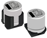 Panasonic's EEH-ZUU Series Capacitors Image of Panasonic's EEH-ZUU Series Capacitors