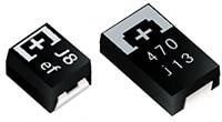 Panasonic POSCAP™ TPE Series Conductive Polymer Tantalum Solid Capacitors Image of Panasonic POSCAP™ TPE Series Conductive Polymer Tantalum Solid Capacitors