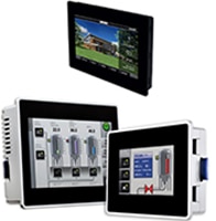 Panasonic's HM Series Touch Terminals Immagine dei terminali tattili serie HM di Panasonic