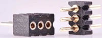 Preci-Dip's 860/861 Series Pitch/Board-to-Board Connectors PRECI-DIP 的 860/861 系列間距/板對板連接器的圖片