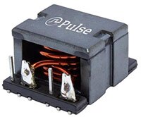 Pulse Electronics High-Current Planar Construction Common Mode Chokes – PM9407 Series Image des bobines d'arrêt de mode commun à construction planaire à fort courant de Pulse Electronics – Série PM9407