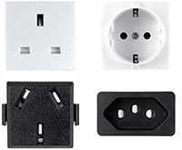 Qualtek AC International Receptacles Image of Qualtek AC International Receptacles