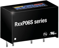 RECOM Power's RP-xx06S and RxxP06S Series DC/DC Supplies Image of RECOM Power's RP-xx06S and RxxP06S Series DC/DC Supplies