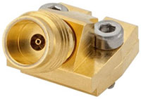 Rosenberger's Angled and Straight Solderless Connectors Image of Rosenberger's Angled Solderless Connectors