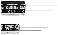 Rubycon's ZLH Series Capacitors Image of Rubycon's ZLH Series Capacitors
