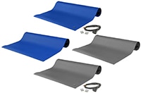 SCS' 8900 Series Dissipative Rubber Worksurface Mat Kits and Rolls Image of SCS' 8900 Series Dissipative Rubber Worksurface Mat Kits and Rolls